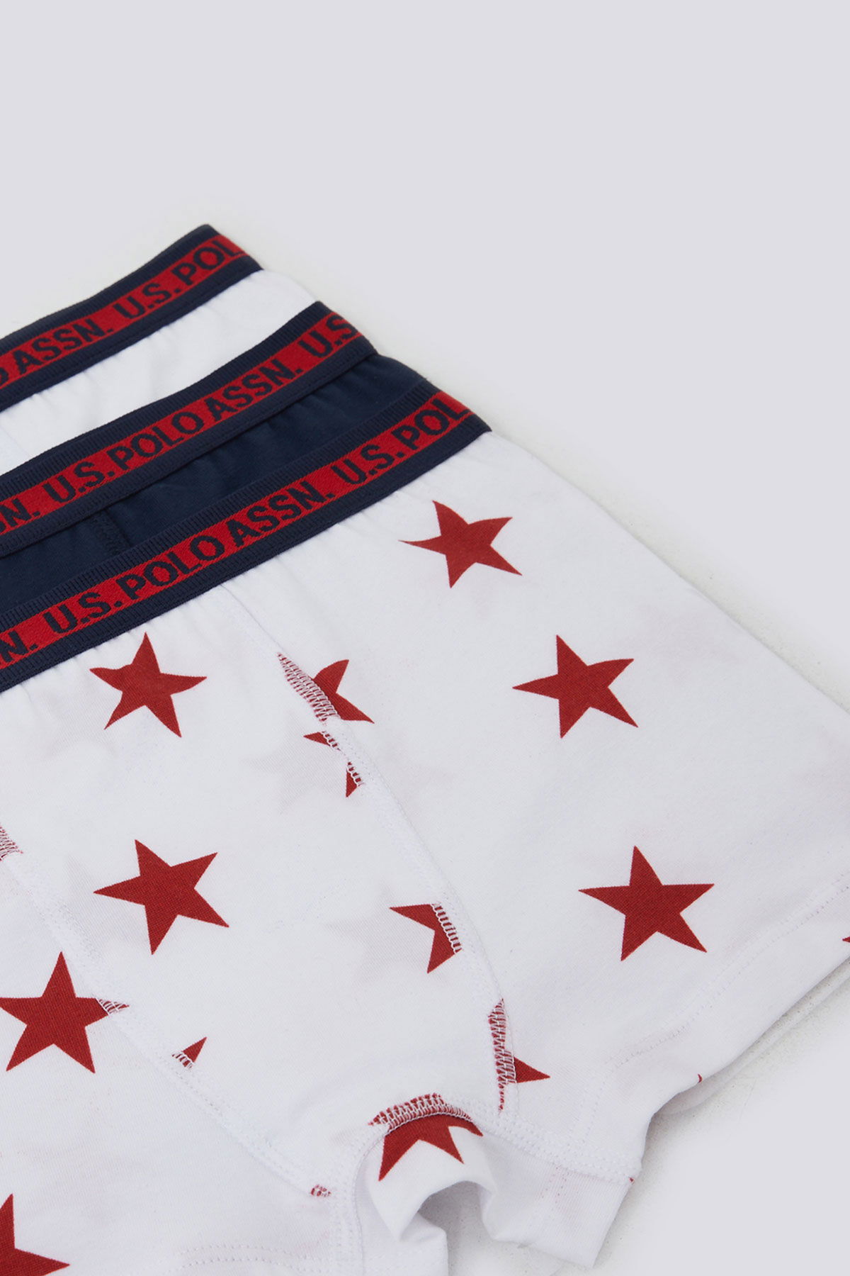 U.S. Polo Assn - U.S. Polo Assn. Erkek Çocuk Beyaz Boxer (1)