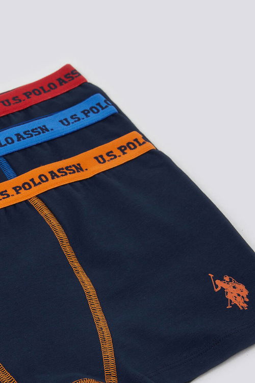 U.S. Polo Assn Erkek Çocuk 3'Lü Boxer