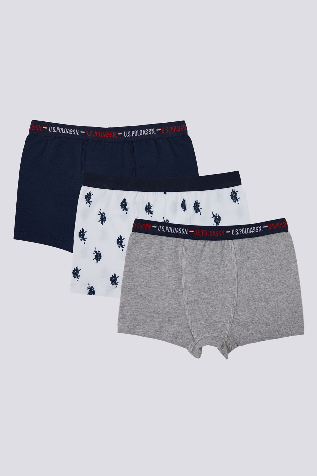 U.S. Polo Assn - U.S. Polo Assn. Erkek Çocuk Lacivert Boxer (1)