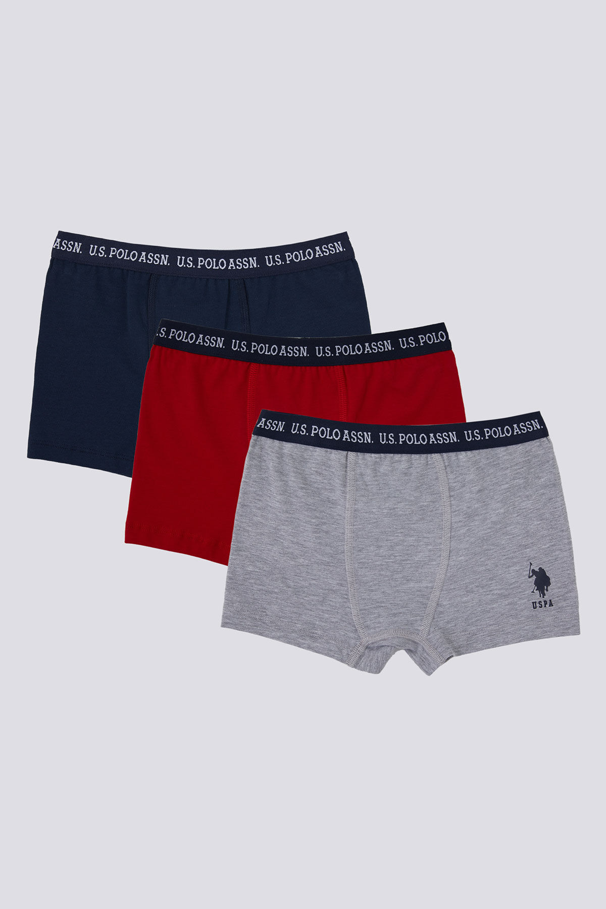 U.S. Polo Assn - U.S. Polo Assn. Erkek Çocuk Lacivert Boxer (1)