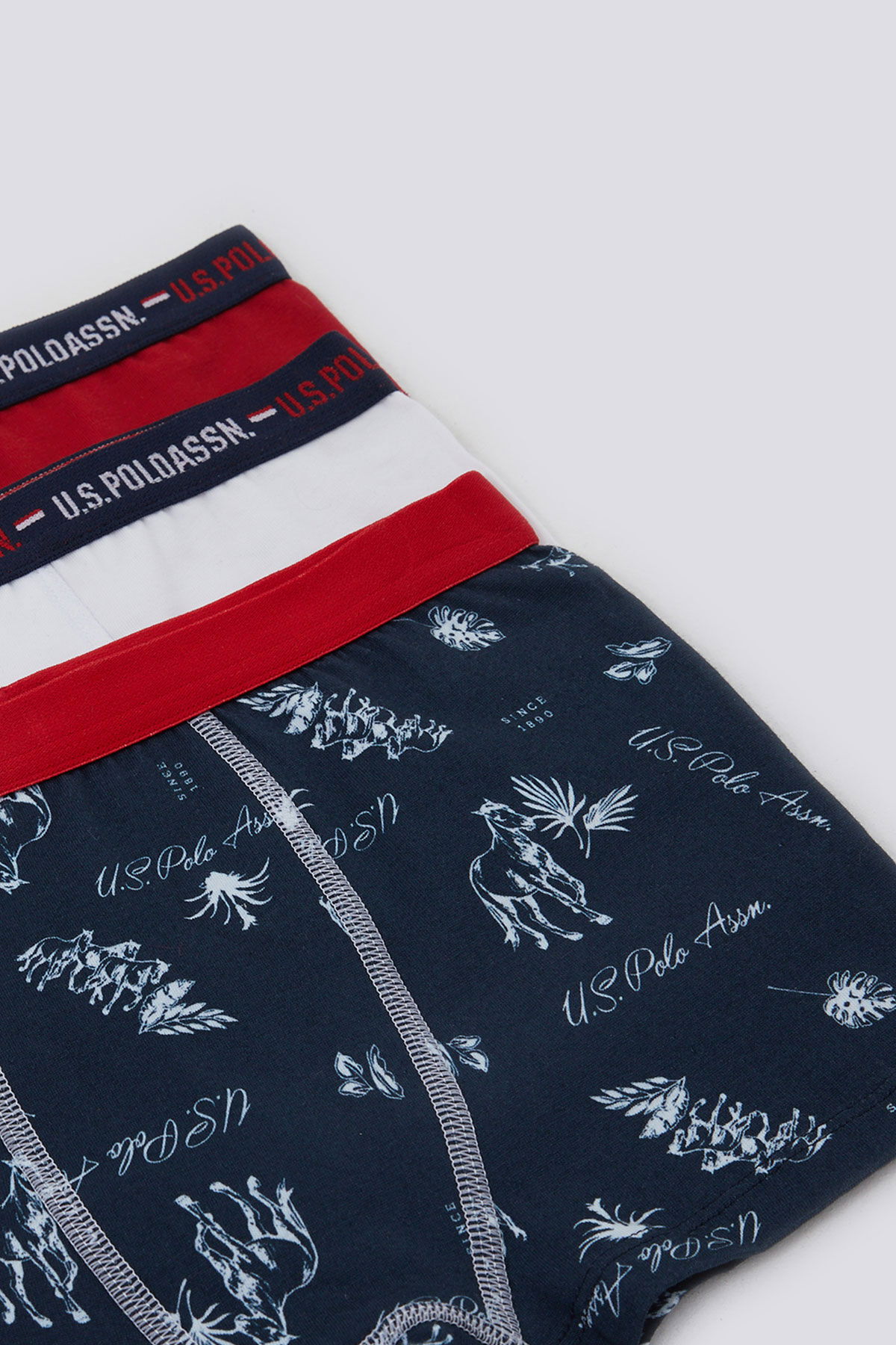 U.S. Polo Assn - U.S. Polo Assn. Erkek Çocuk Lacivert Boxer (1)