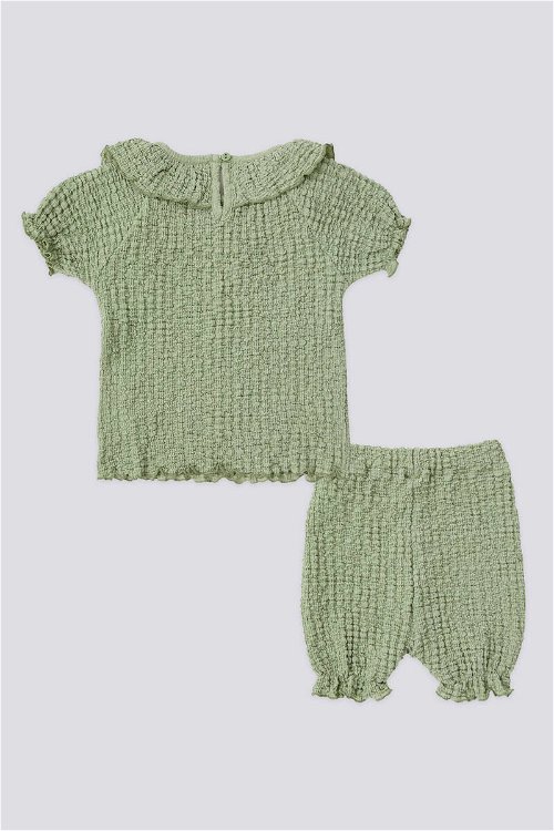 U.S. Polo Assn Shir Mint Kız Bebek Pijama Takımı
