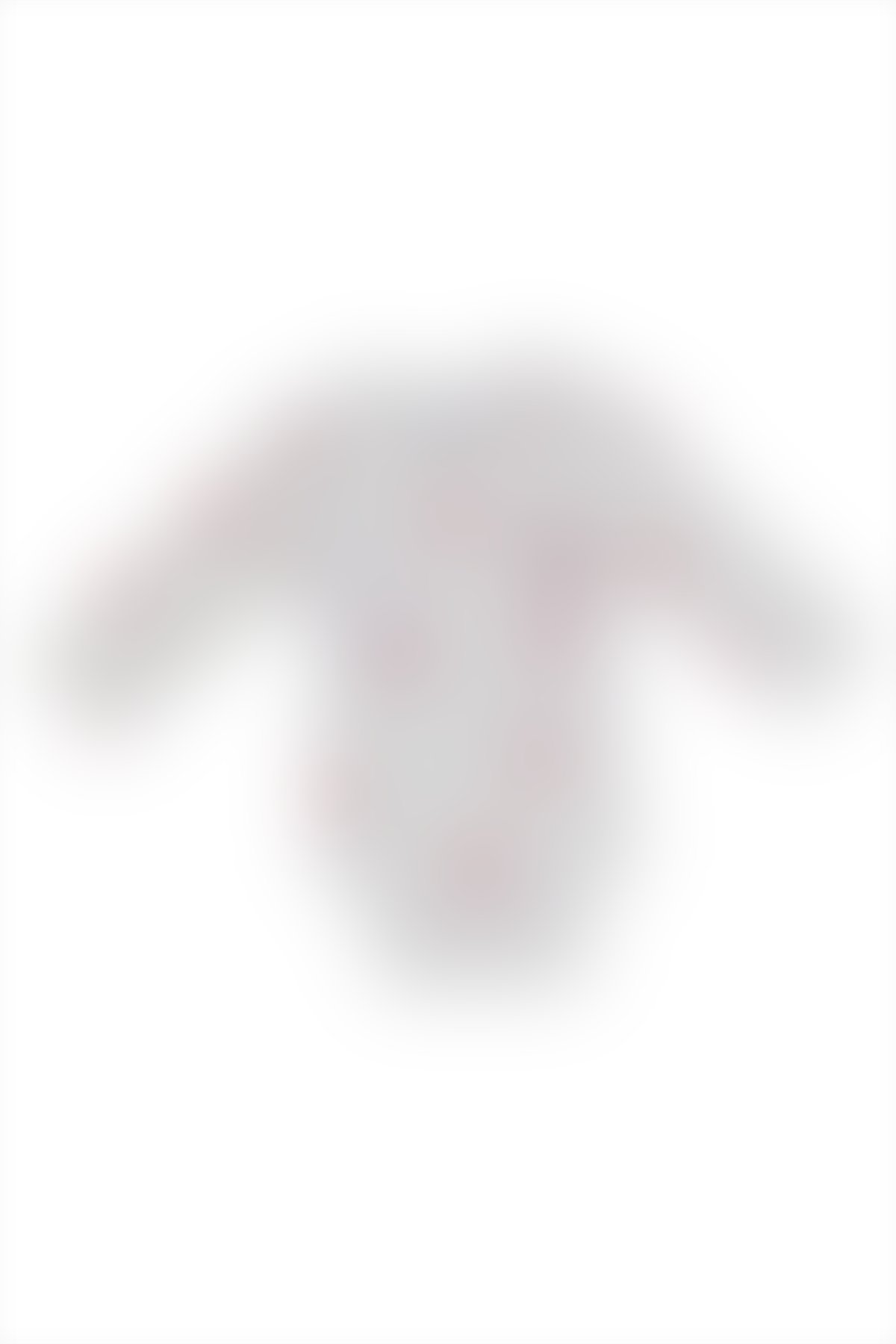 U.S. Polo Assn - U.S. Polo Assn Lisanslı Beyaz Kız Bebek Uzun Kol Body Zıbın