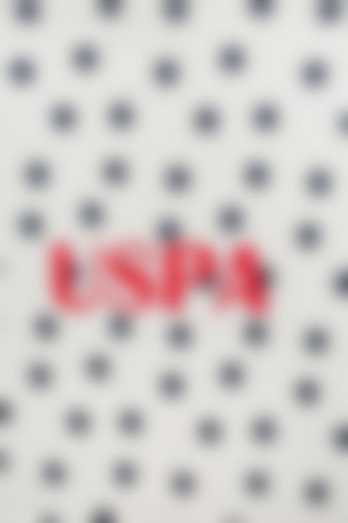 U.S. Polo Assn - U.S. Polo Assn Erkek Bebek Beyaz Battaniye