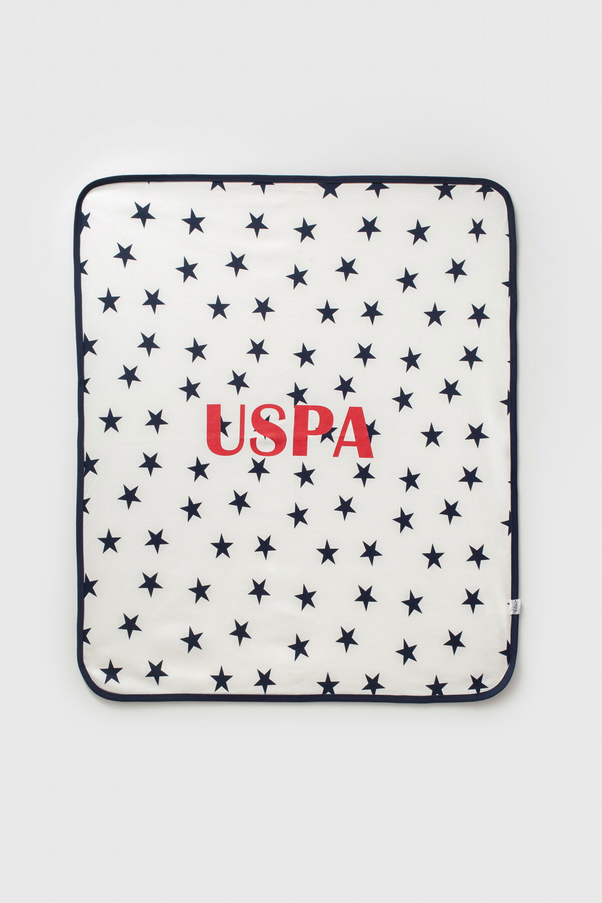 U.S. Polo Assn - U.S. Polo Assn Erkek Bebek Beyaz Battaniye