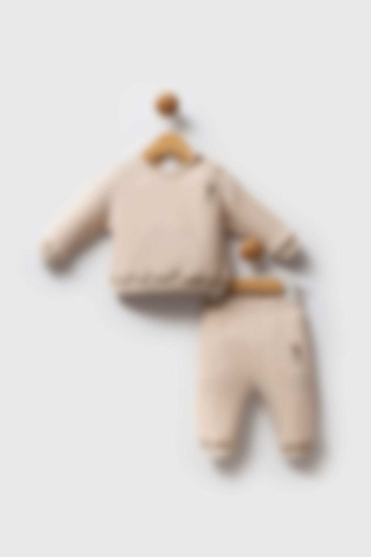 U.S. Polo Assn - U.S. Polo Assn Erkek Bebek Bej Bebek Takımları