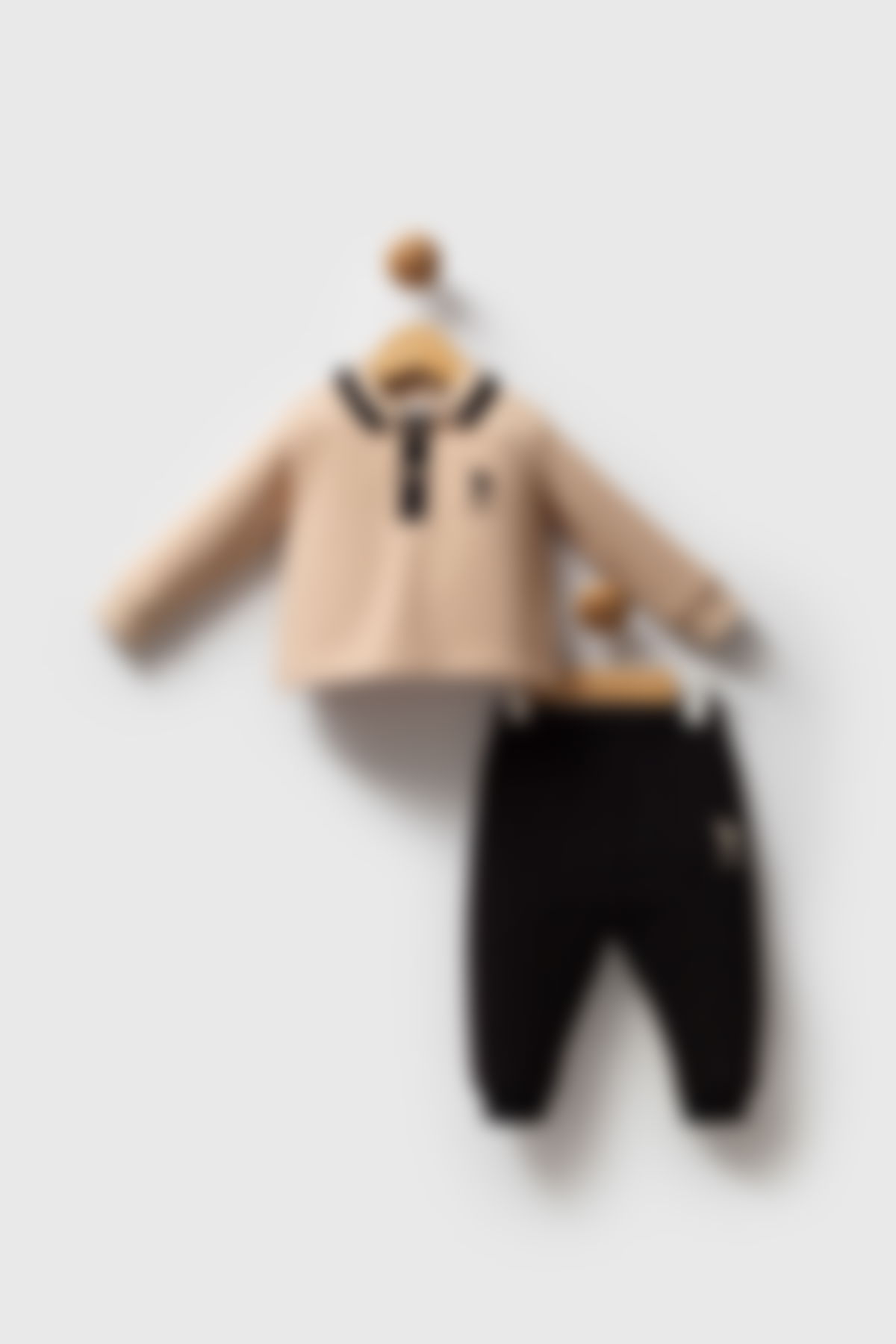 U.S. Polo Assn - U.S. Polo Assn Erkek Bebek Bej Bebek Takımları