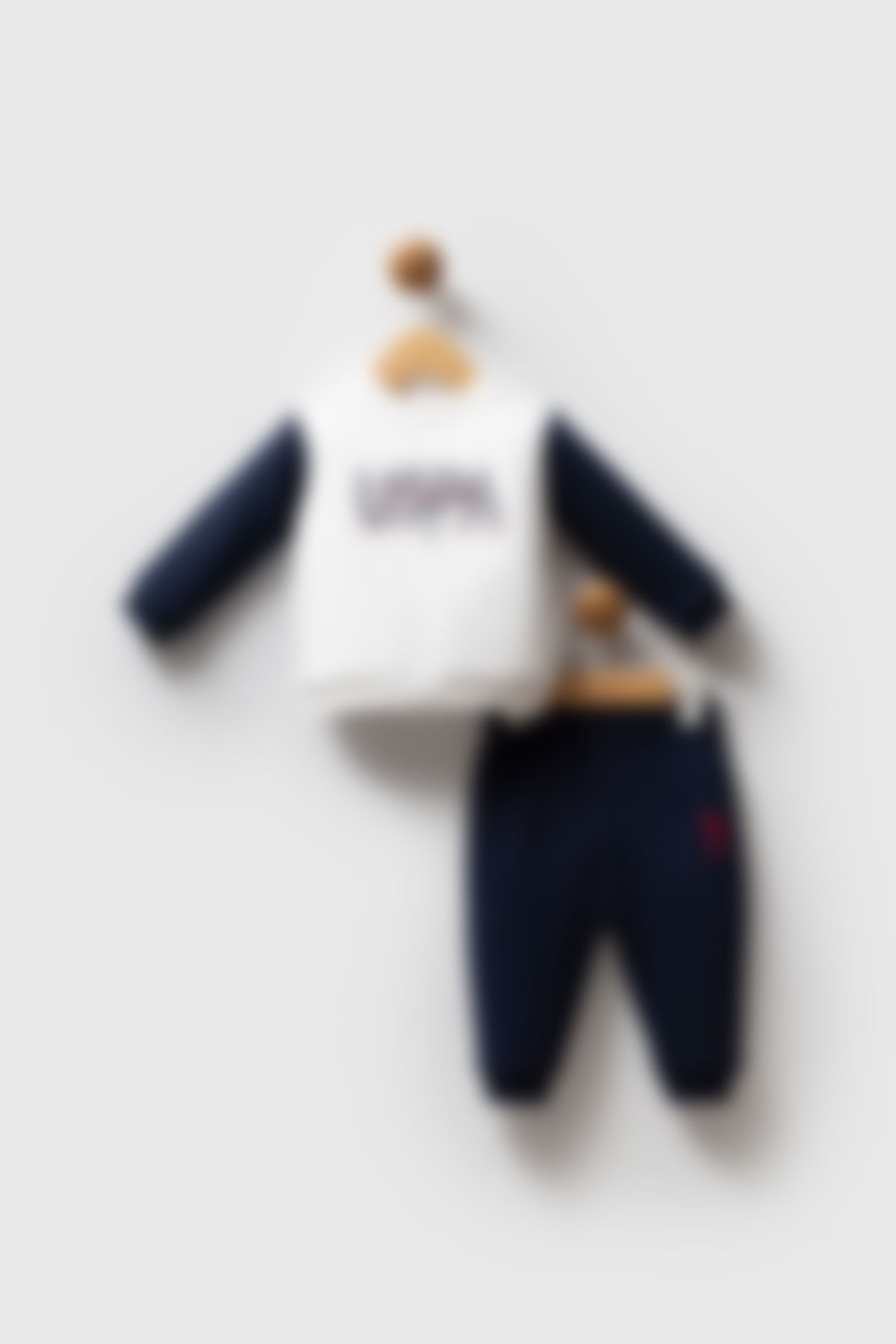 U.S. Polo Assn - U.S. Polo Assn Erkek Bebek Beyaz Bebek Takımları