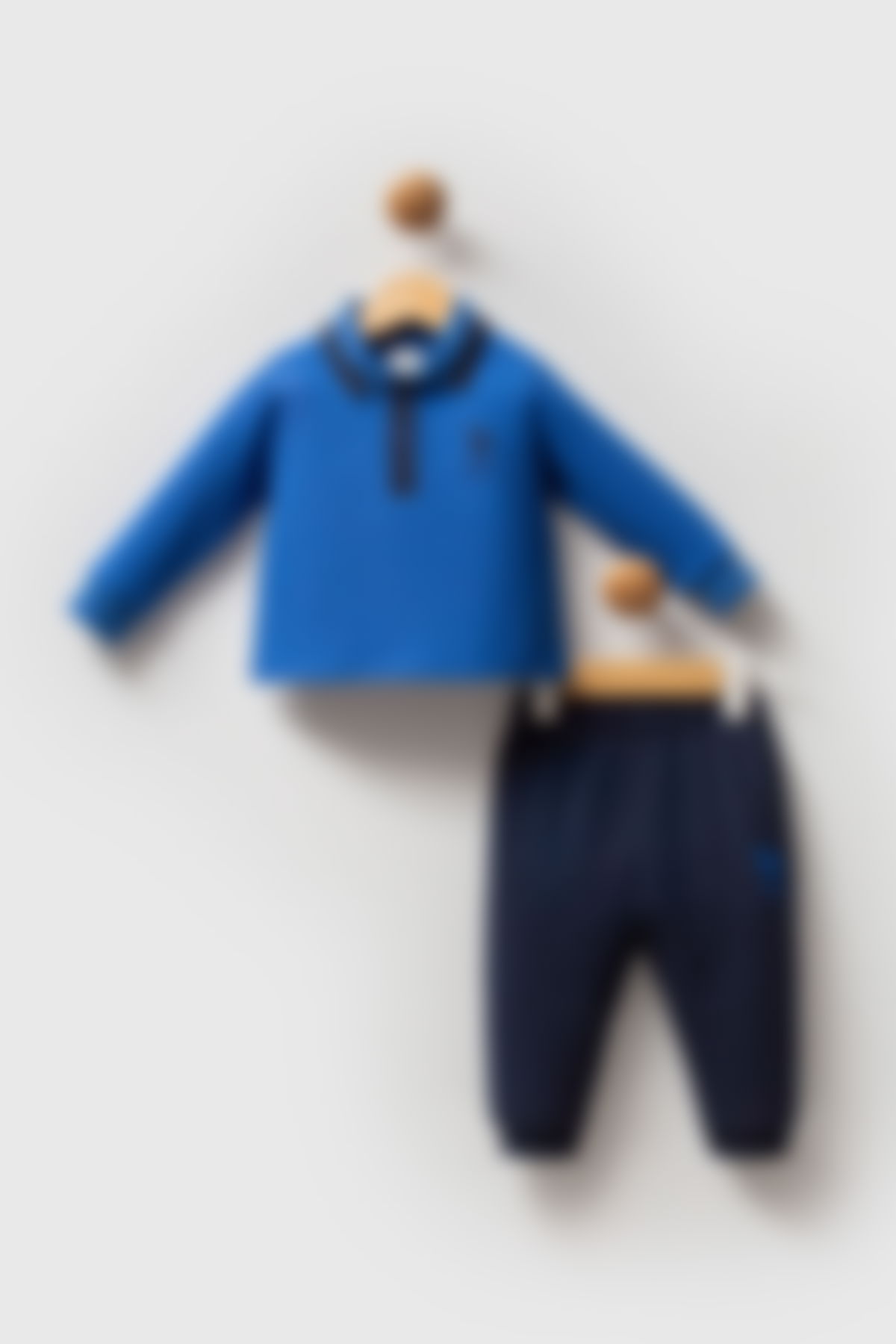 U.S. Polo Assn - U.S. Polo Assn Erkek Bebek Mavi Bebek Takımları