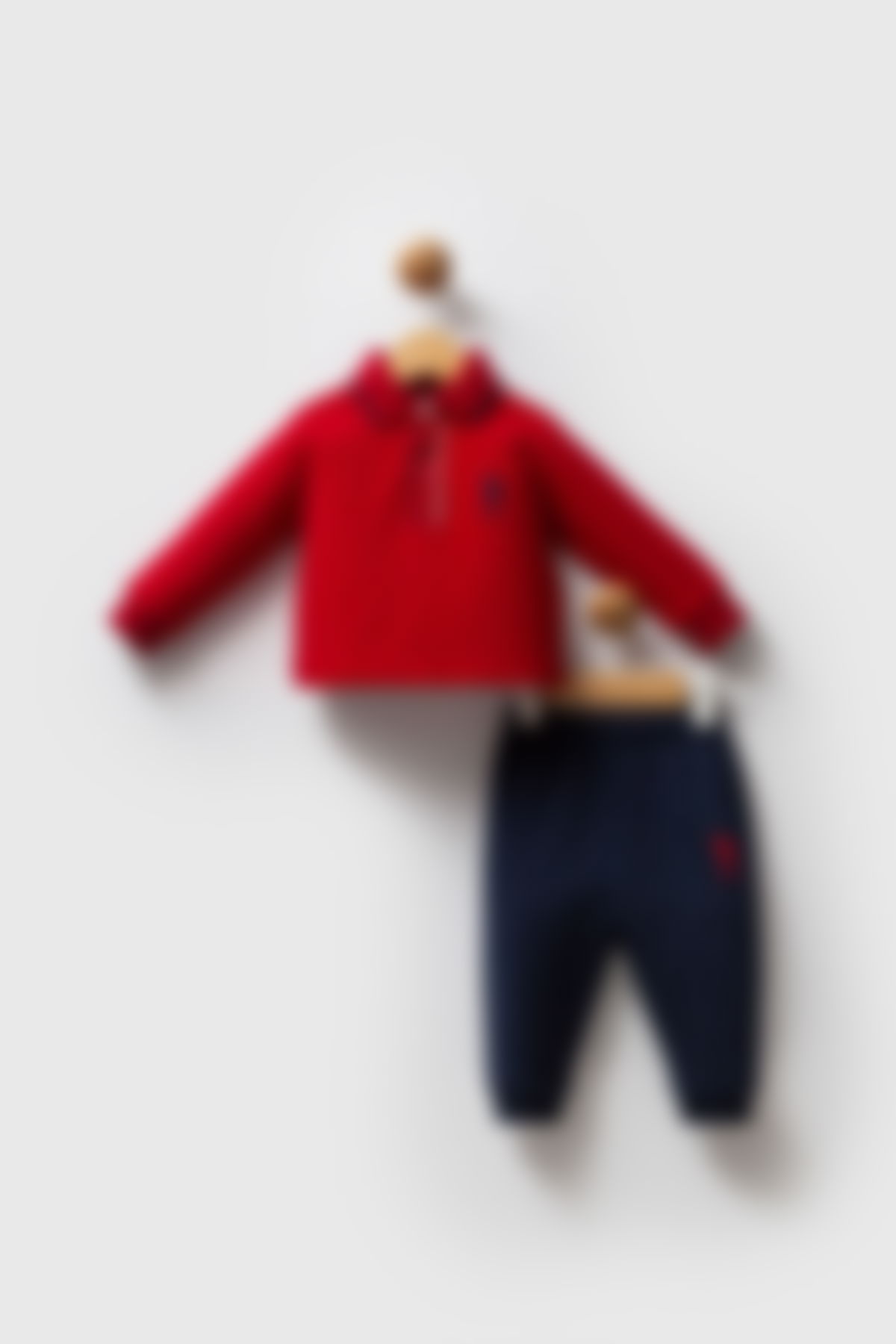 U.S. Polo Assn - U.S. Polo Assn Erkek Bebek Kırmızı Bebek Takımları