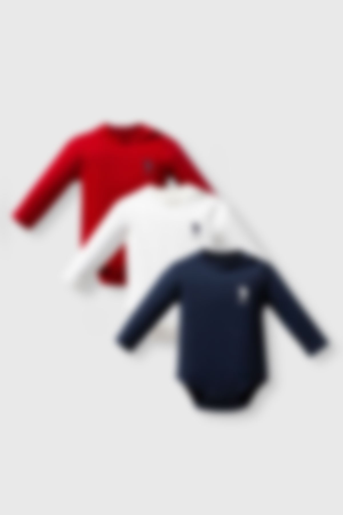 U.S. Polo Assn - U.S. Polo Assn Erkek Bebek Lacivert 3'lü Badi Set