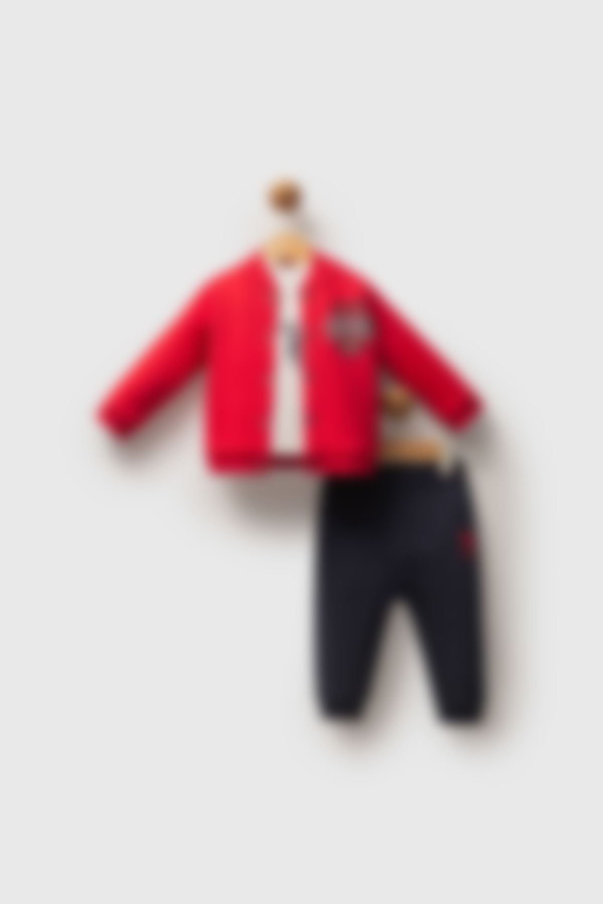 U.S. Polo Assn - U.S. Polo Assn Erkek Bebek Kırmızı Bebek Takımları