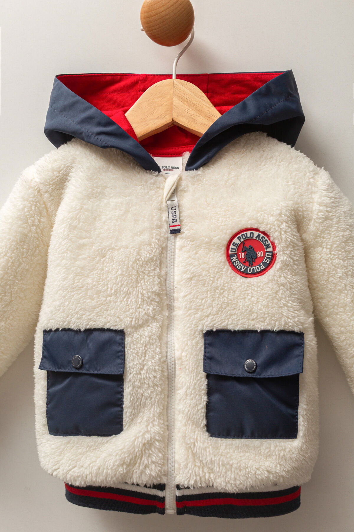 U.S. Polo Assn - U.S. Polo Assn Erkek Bebek Beyaz Mont (1) U.S. Polo Assn - U.S. Polo Assn Erkek Bebek Beyaz Mont (1)