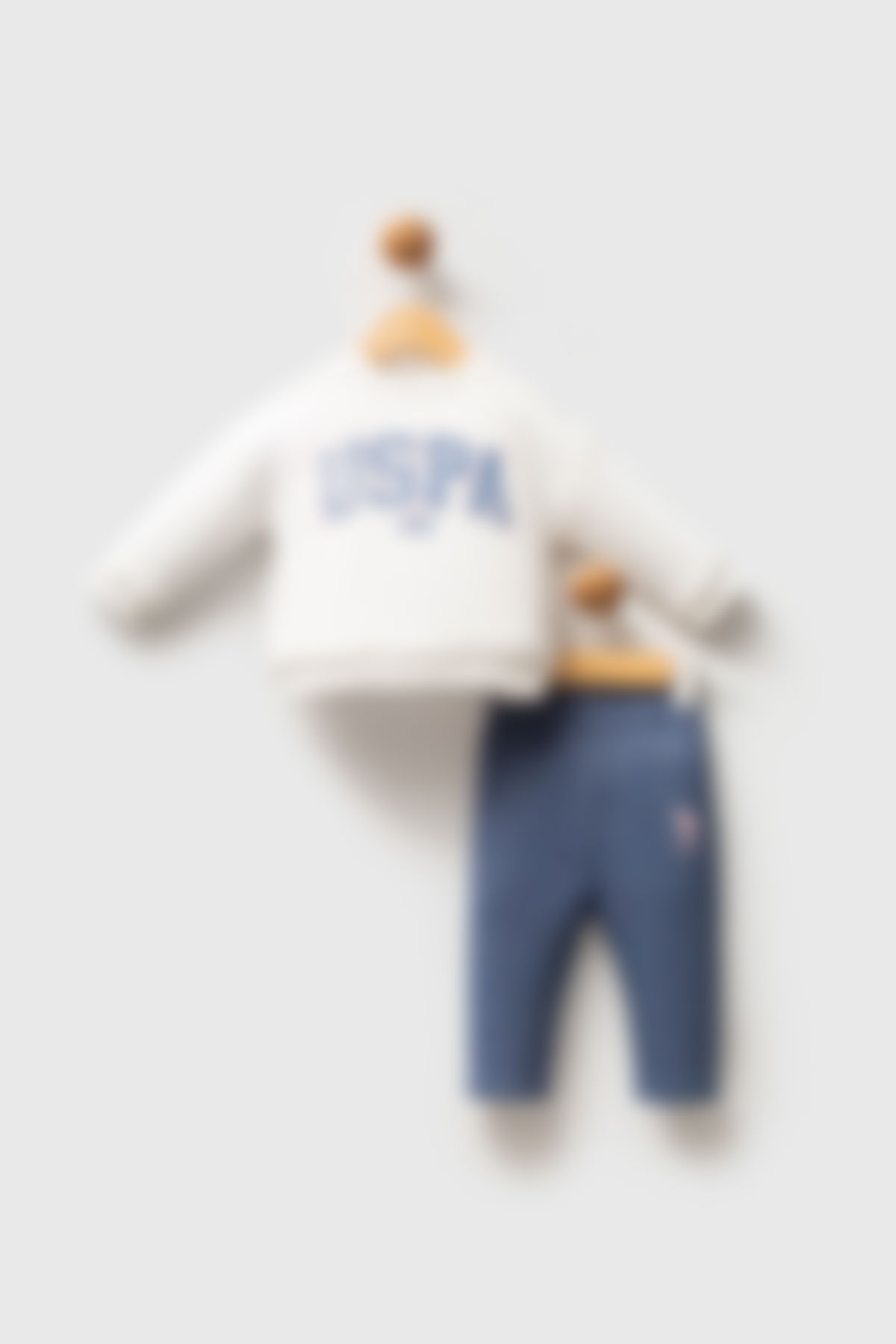 U.S. Polo Assn - U.S. Polo Assn Kız Bebek Beyaz Bebek Takımları