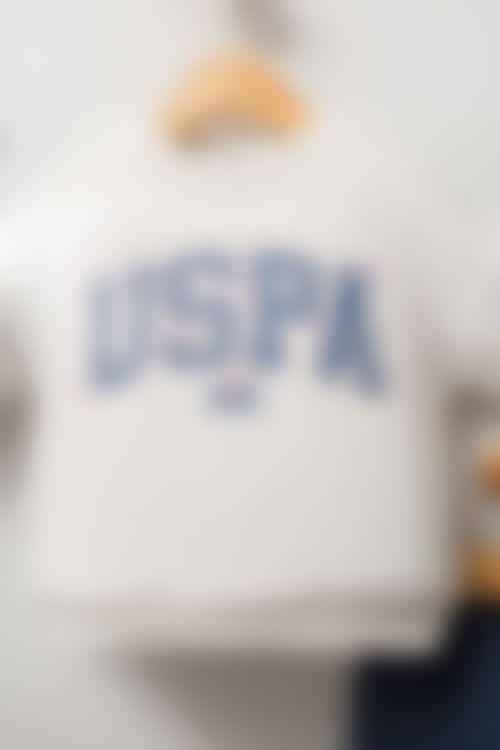 U.S. Polo Assn - U.S. Polo Assn Kız Bebek Beyaz Bebek Takımları