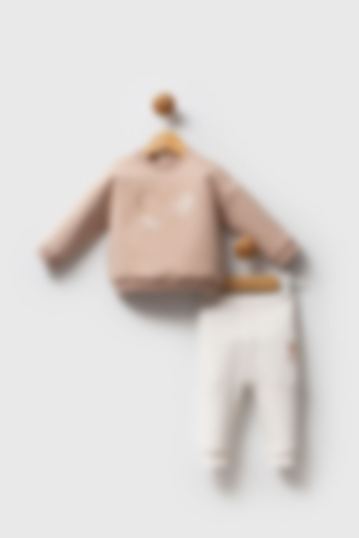 U.S. Polo Assn - U.S. Polo Assn Kız Bebek Kahverengi Bebek Takımları