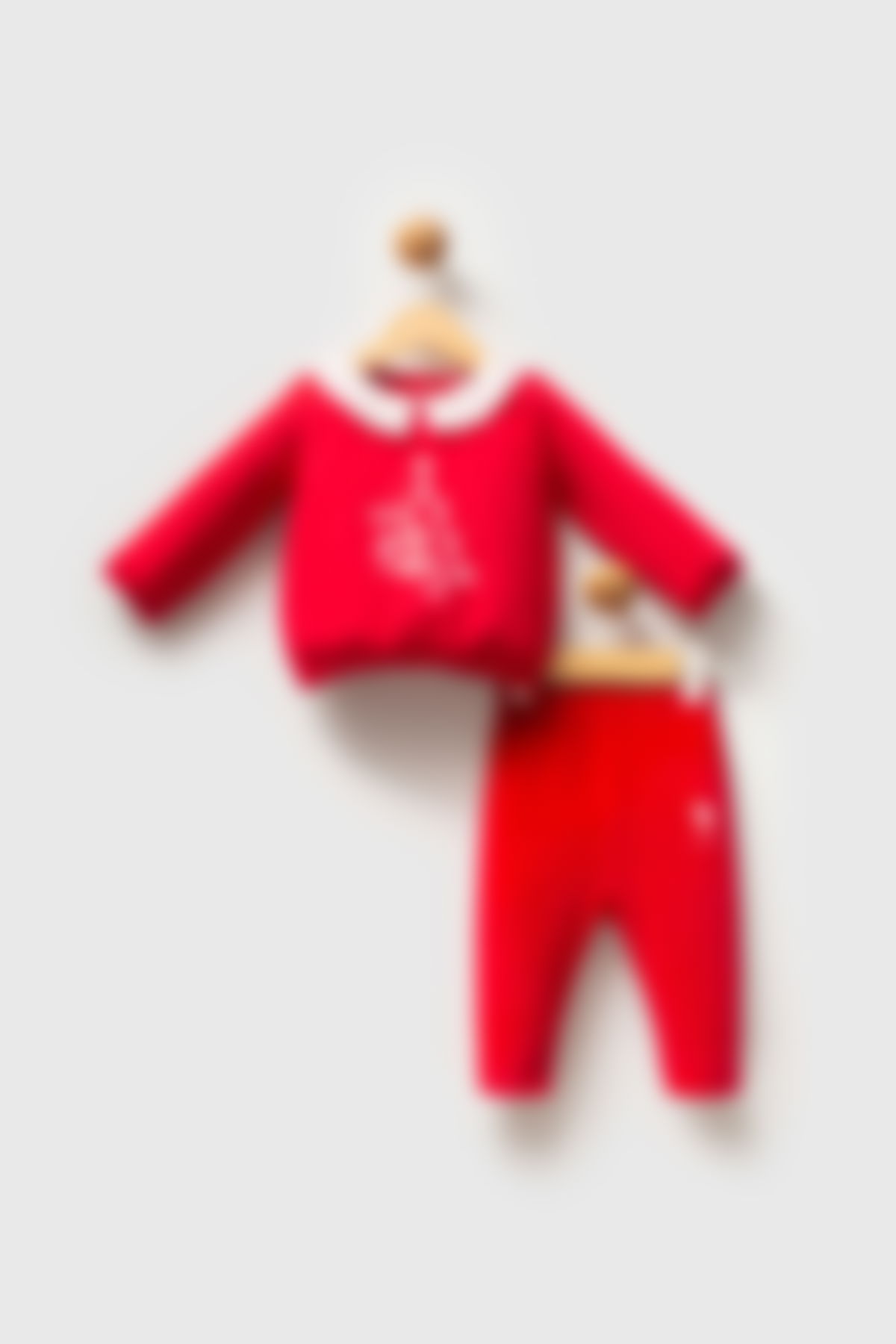 U.S. Polo Assn - U.S. Polo Assn Kız Bebek Kırmızı Bebek Takımları