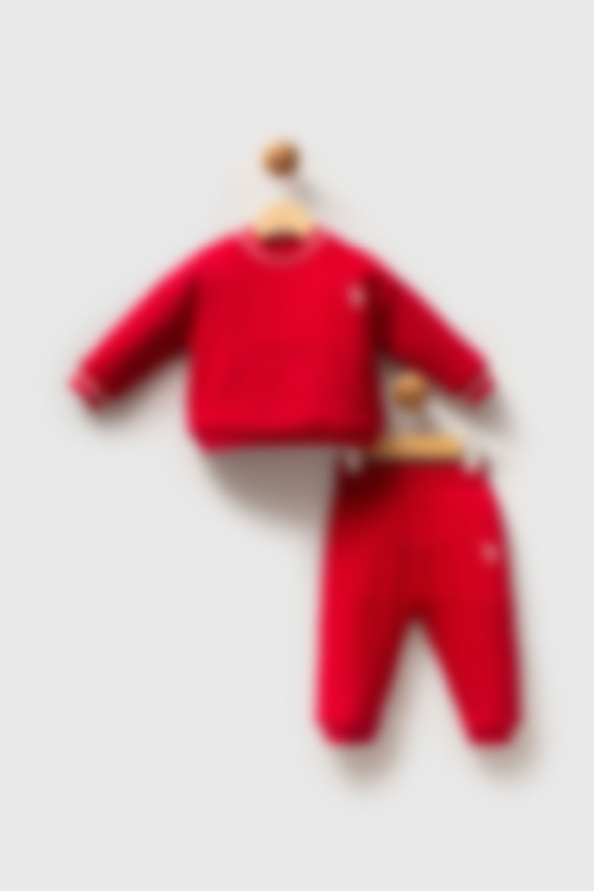 U.S. Polo Assn - U.S. Polo Assn Kız Bebek Kırmızı Bebek Takımları