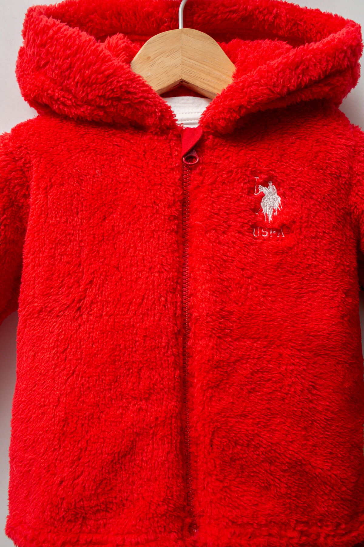 U.S. Polo Assn - U.S. Polo Assn Kız Bebek Kırmızı Bebek Takımları (1)