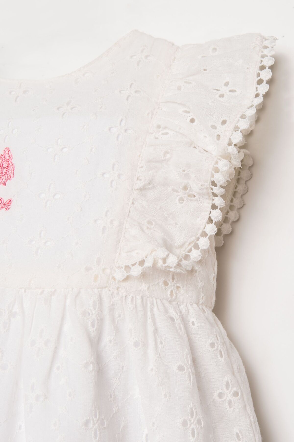 U.S. Polo Assn - U.S. Polo Assn. Kız Bebek Beyaz Elbise (1)