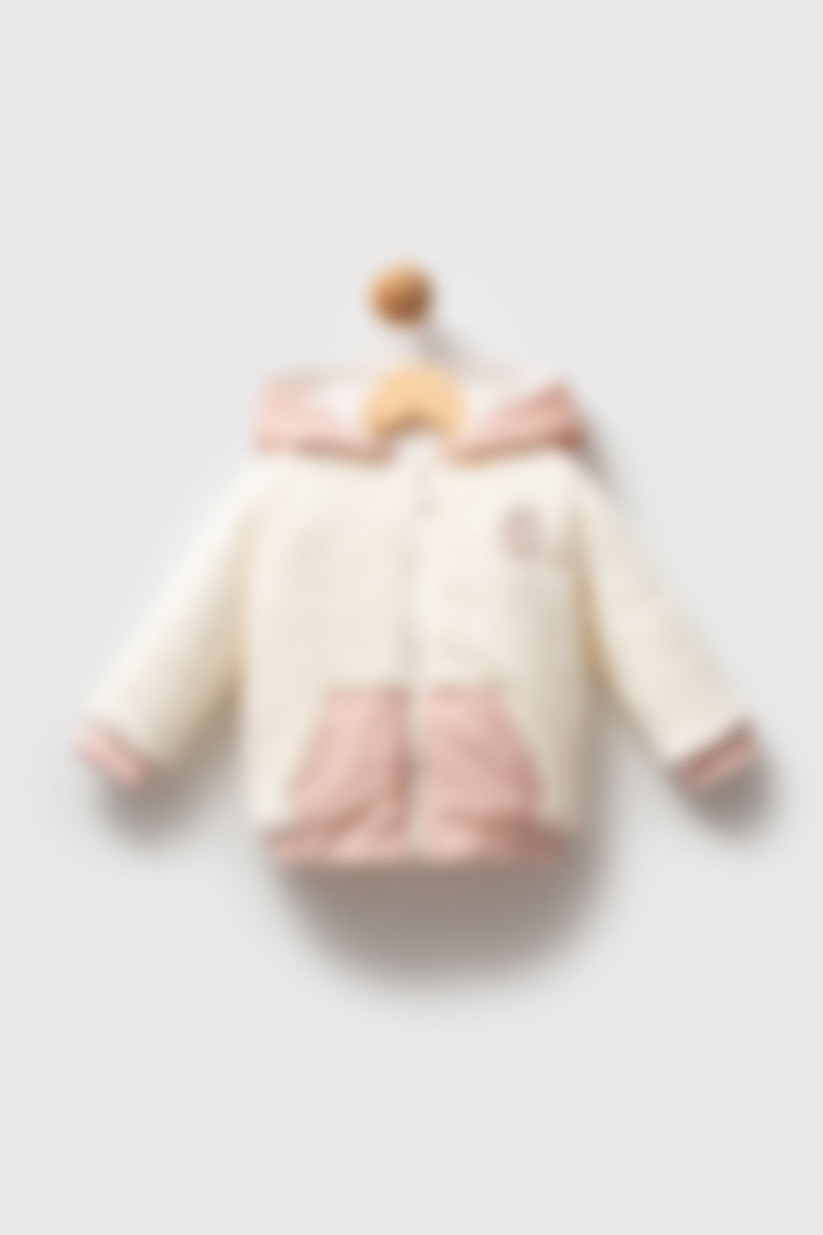U.S. Polo Assn - U.S. Polo Assn Kız Bebek Beyaz Mont