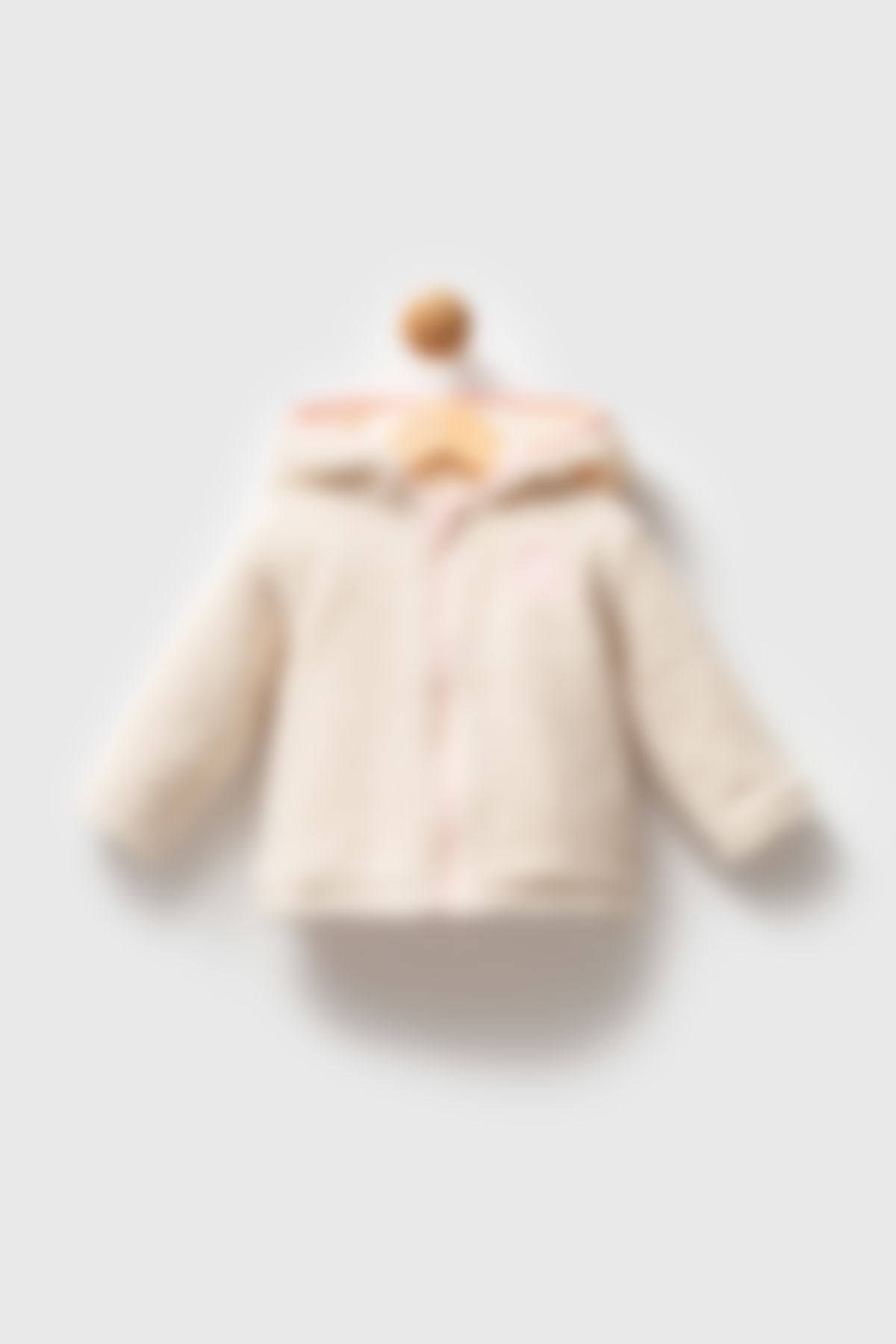 U.S. Polo Assn - U.S. Polo Assn Kız Bebek Ekru Mont