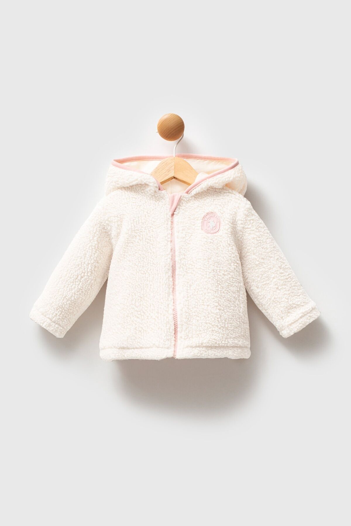 U.S. Polo Assn - U.S. Polo Assn Kız Bebek Krem Mont 