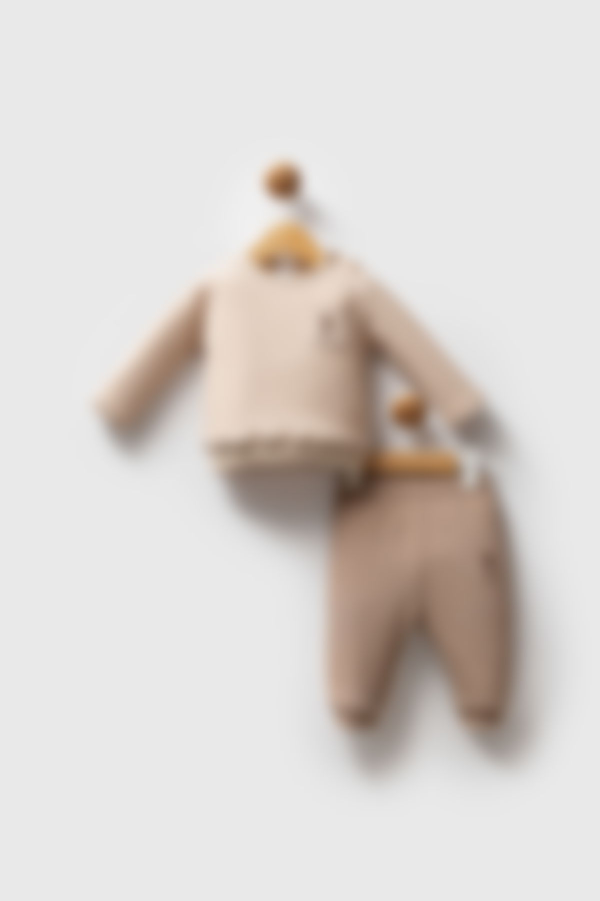 U.S. Polo Assn - U.S. Polo Assn Erkek Bebek Bej Bebek Takımları