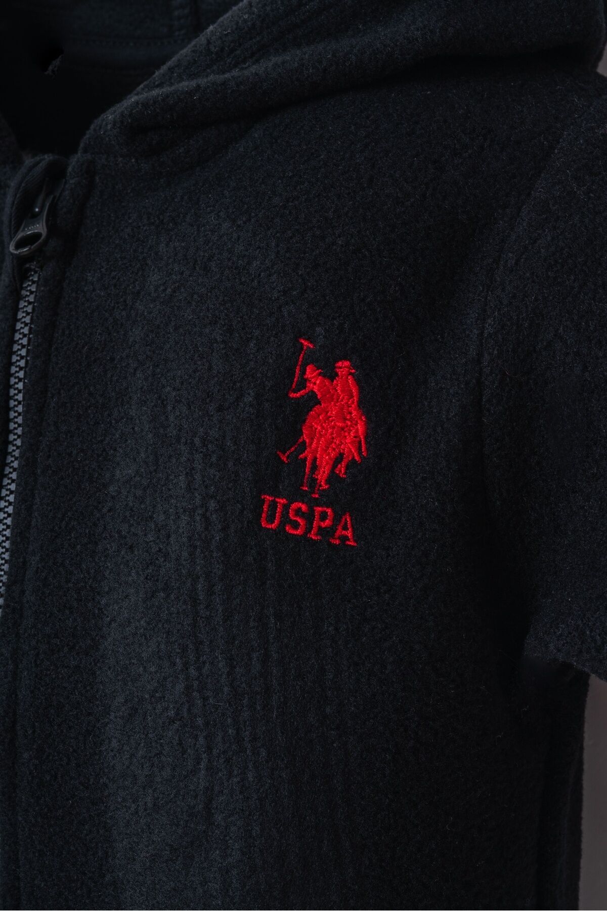 U.S. Polo Assn - U.S. Polo Assn Erkek Bebek Siyah Tulum (1)