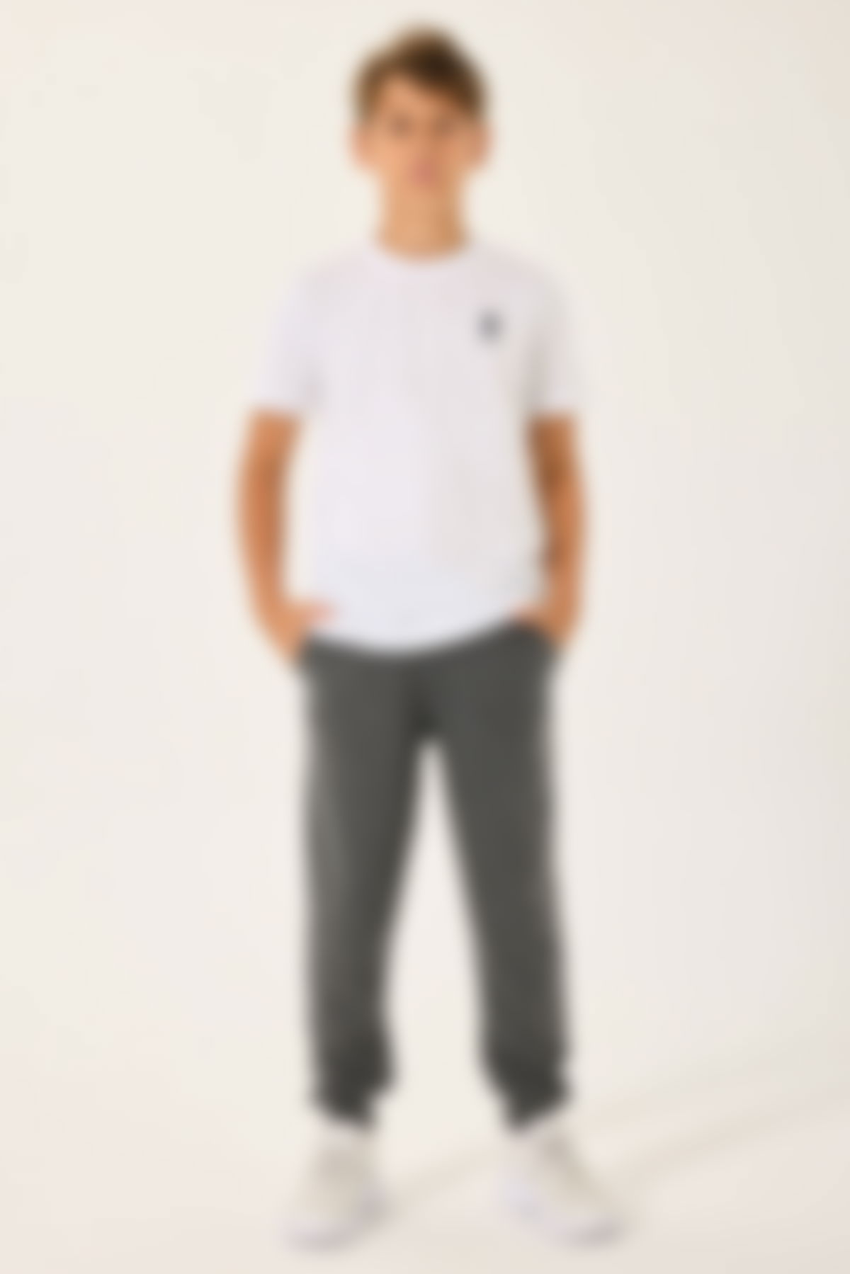 U.S. Polo Assn - U.S. Polo Assn Erkek Çocuk Beyaz Tişört