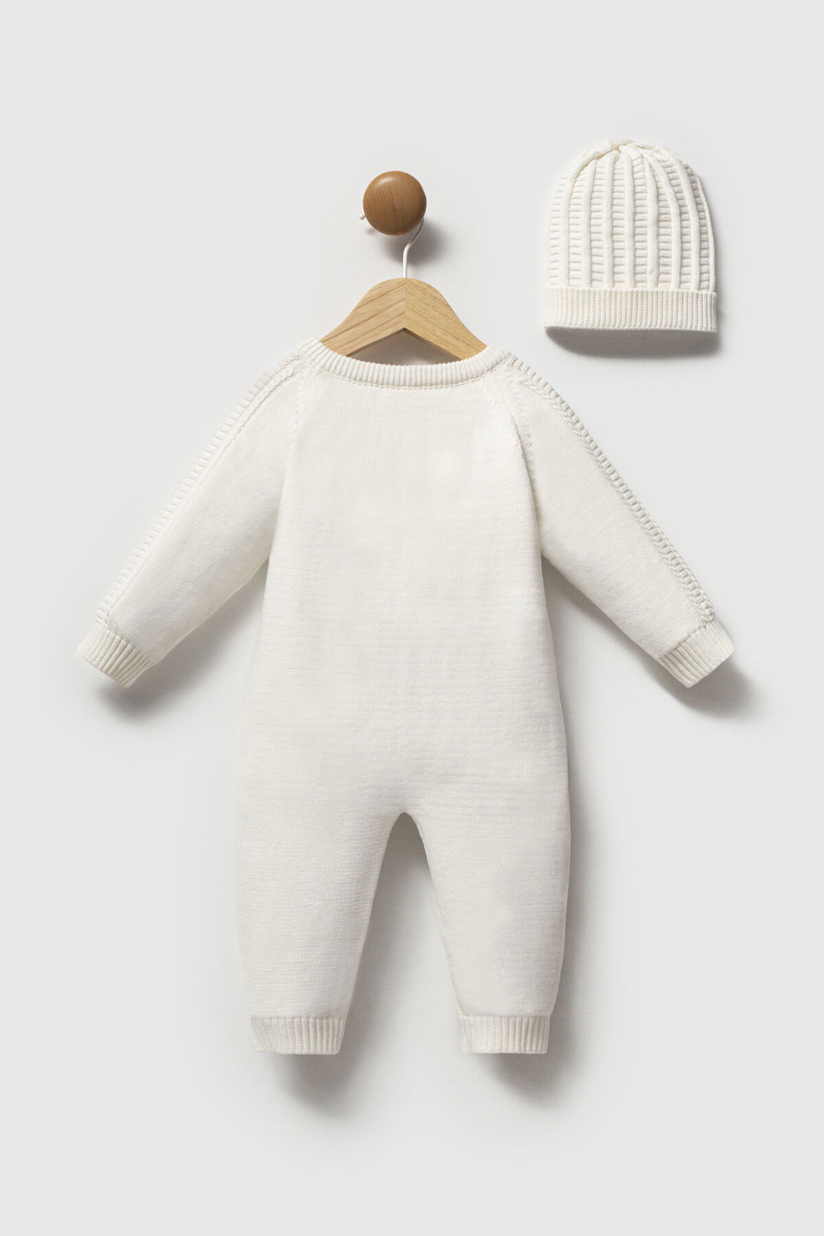 U.S. Polo Assn - U.S Polo Assn Kız Bebek Krem Tulum (1)