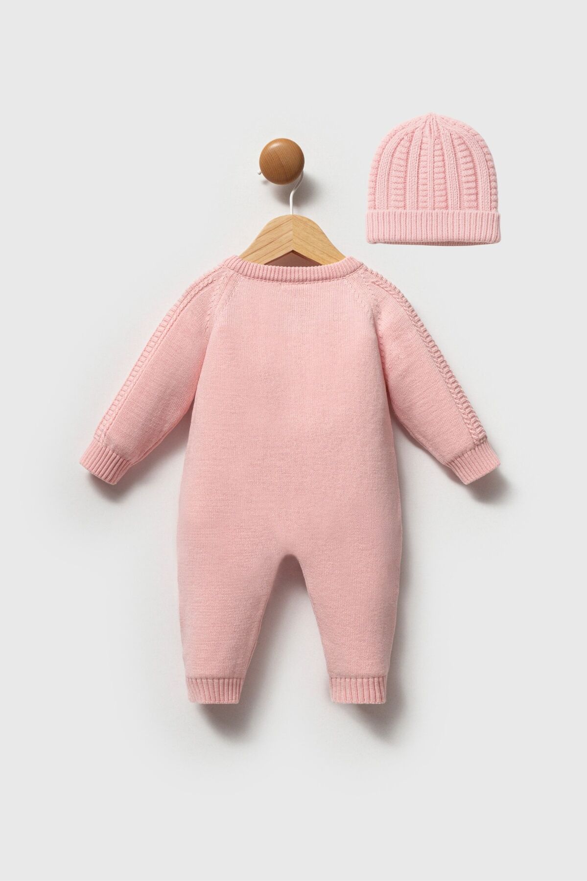 U.S. Polo Assn - U.S Polo Assn Kız Bebek Pembe Tulum (1)