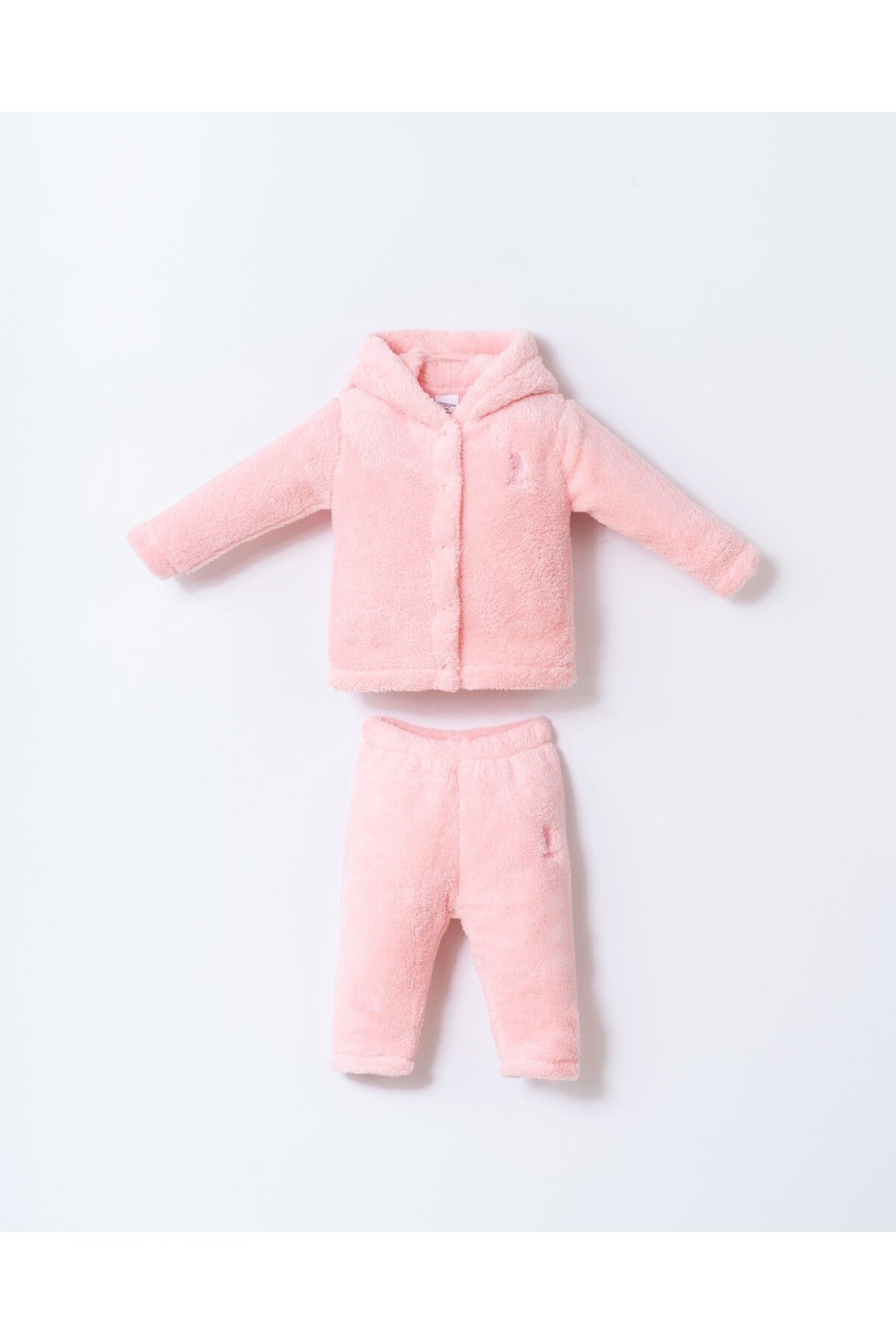 U.S. Polo Assn - U.S. Polo Assn Kız Bebek Pembe Takım