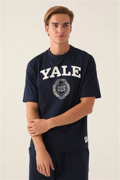 Yale Book Lacivert Erkek T-Shirt