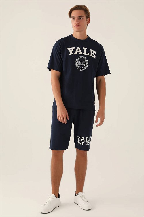Yale Book Lacivert Erkek T-Shirt